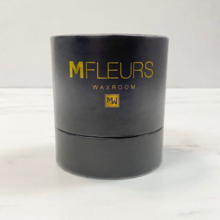 WAXROOM By MFLEURS | Black Single Glass Jar Candle