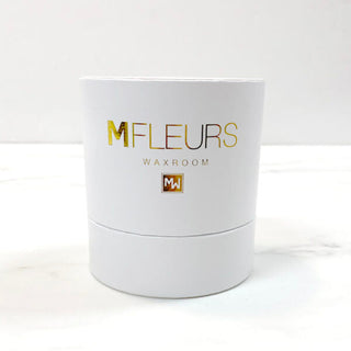 WAXROOM By MFLEURS | White Single Glass Jar Candle